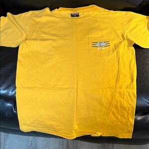 Harley-Davidson Daytona Beach, Fl Golden Tee with Logo Pocket